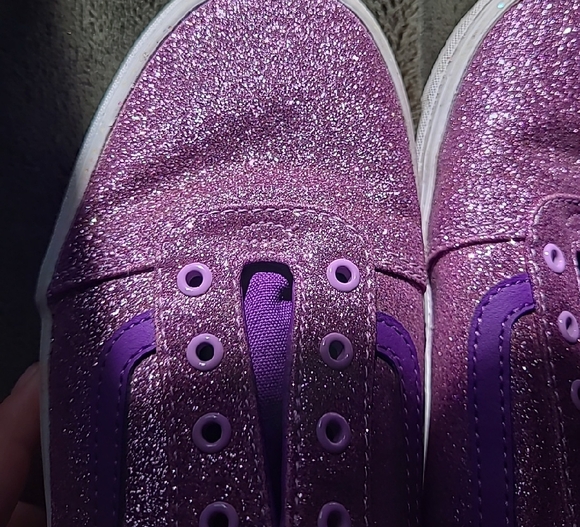 Vans Glitter Sneakers in Purple 6 - Picture 6 of 6